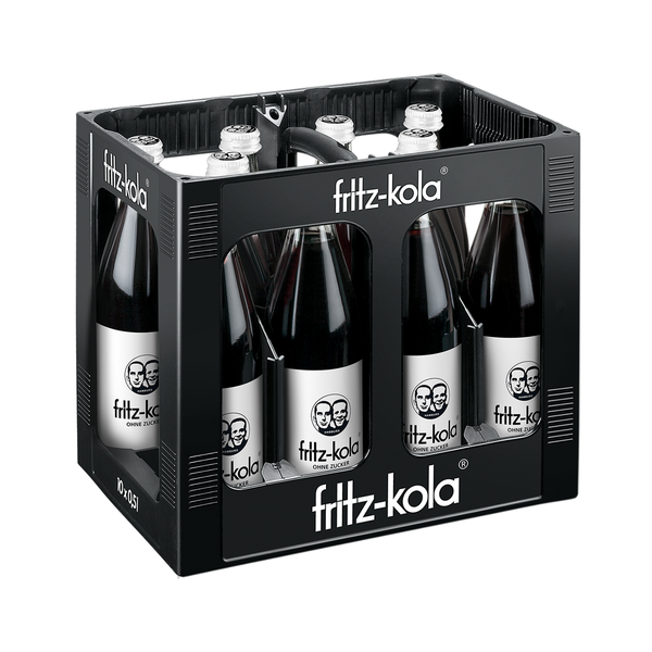 Fritz Kola ohne Zucker Glas 10x0,5l